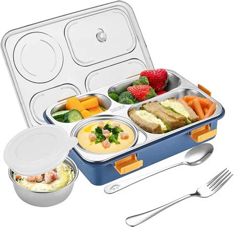 kids stainless steel leak-resistant lunch box|school lunch box stainless steel.